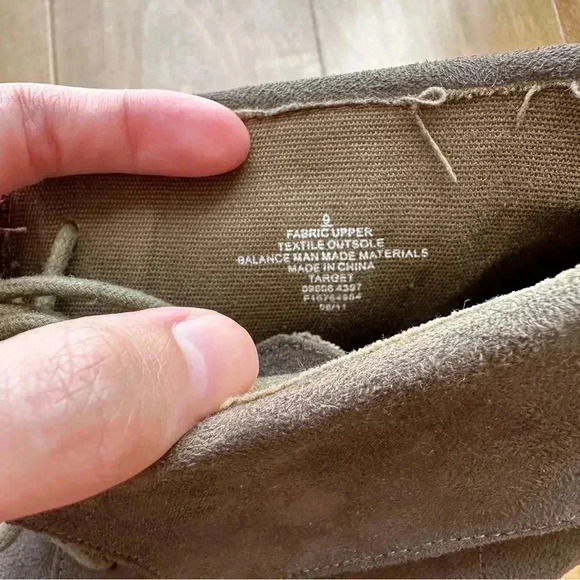 Mossimo Supply Co. Wedge Booties, Green/Taupe Ankle Boots for Women, Size 9 - Picture 5 of 10